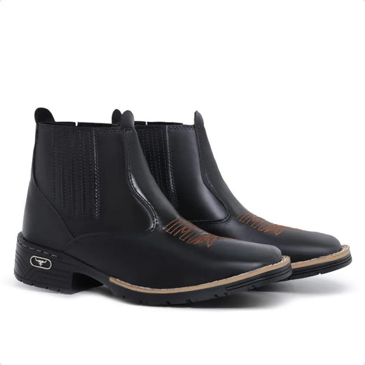 Bota Masculina Casa Up Country Premium – Couro Natural e Solado Tratorado
